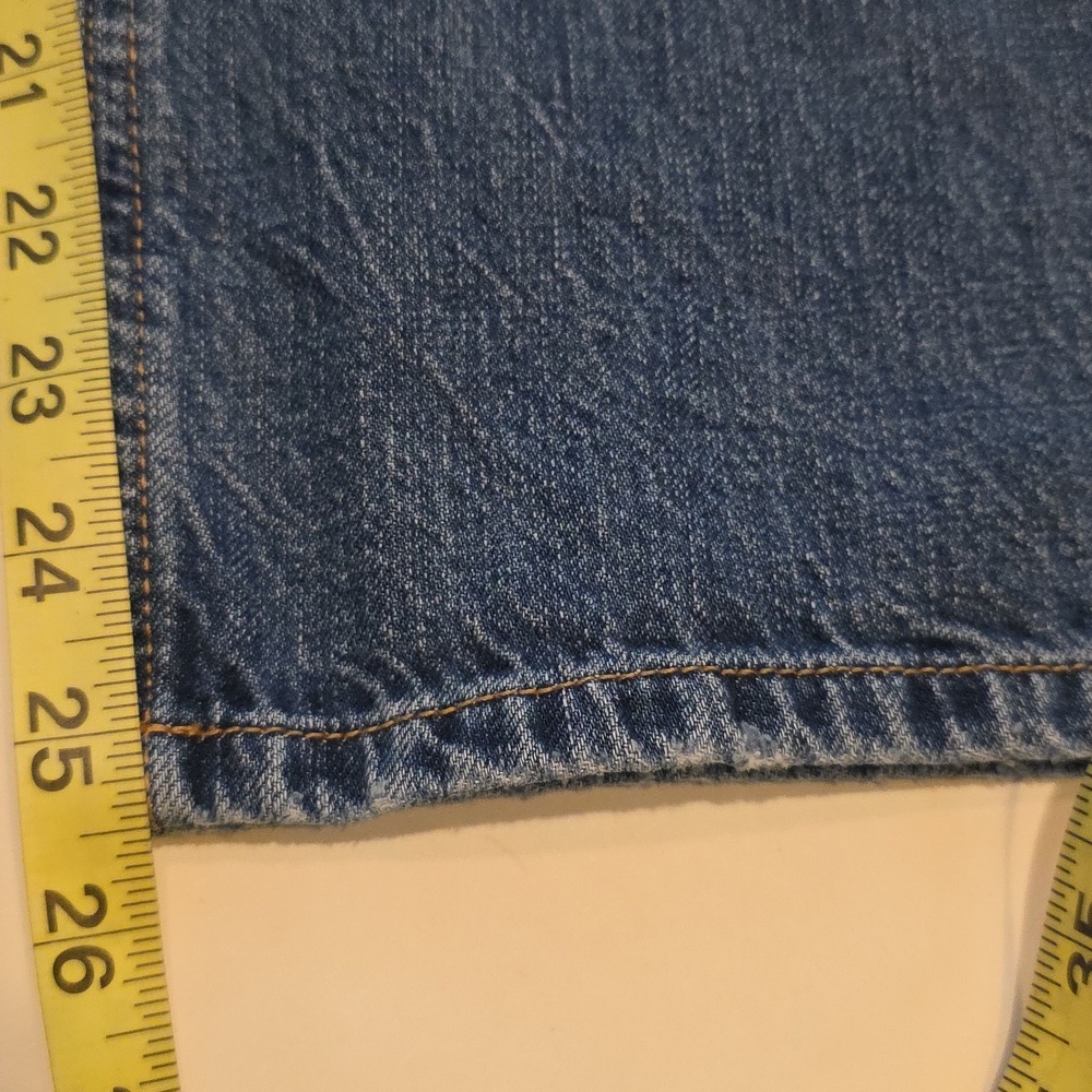 KanCan Bobbie Ultra High Waist Distressed Rigid Denim Jeans Straight Relax 13/30 - Picture 16 of 16